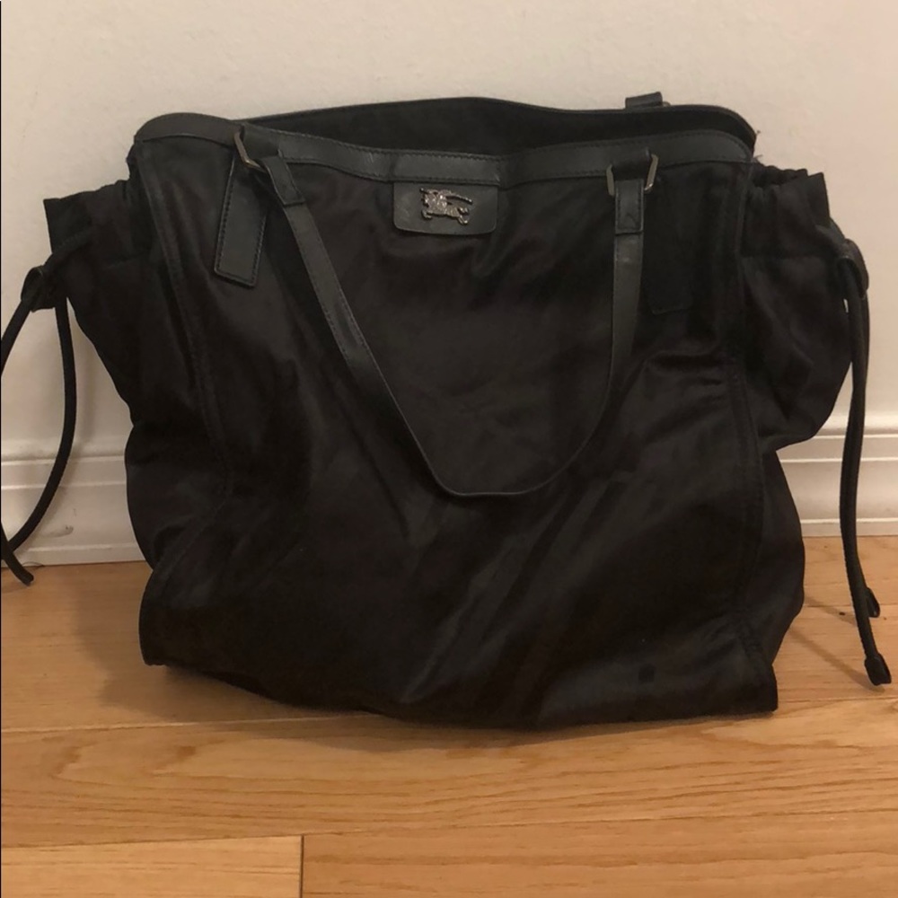 Burberry Black Shoulder Tote Bag